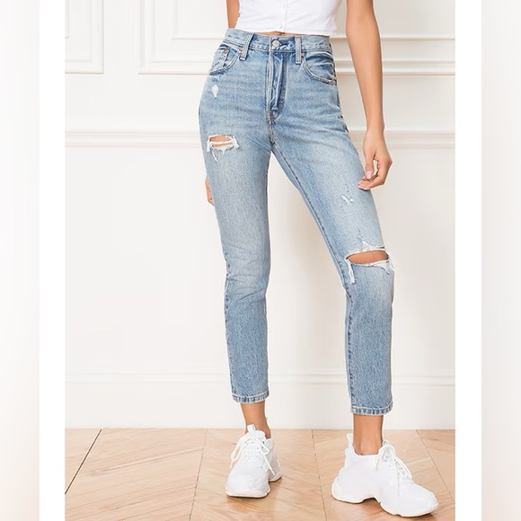 NWT Levi’s Premium 501 Skinny Can’t Touch This High Rise Button Fly Size 27 x 28 - Picture 1 of 11